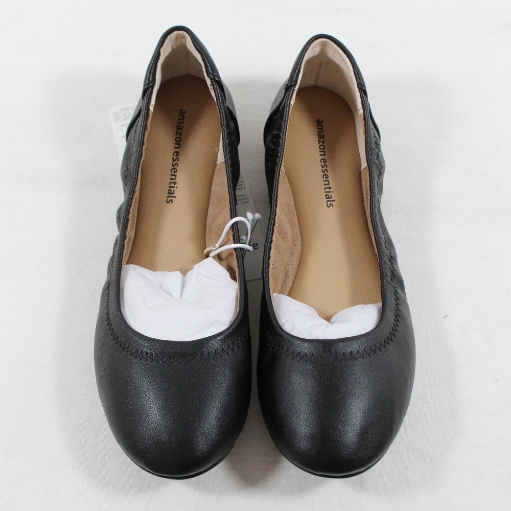 Amazon Essentials Women's Belice Ballet Flat Black